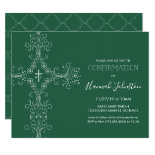 boys confirmation invitations zazzle