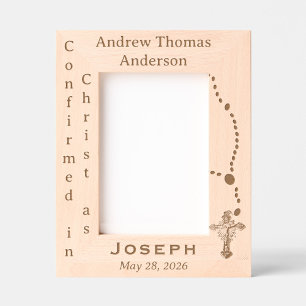 Confirmation Name Engraved Frames