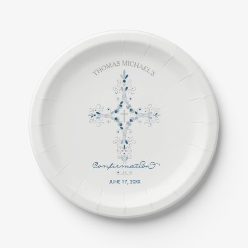 Confirmation Paper Plate - Custom Party Plates