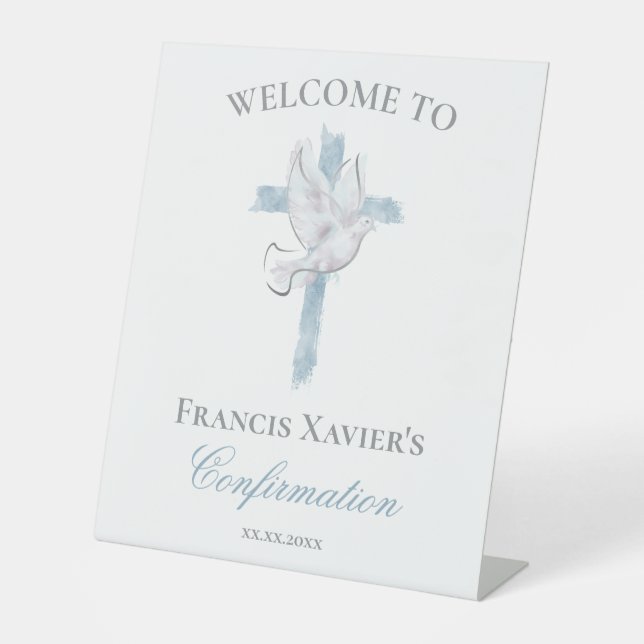 Confirmation Pedestal Sign (Front)