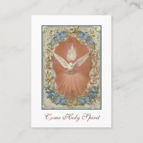 Confirmation Religious Holy Spirit Dove Place Card