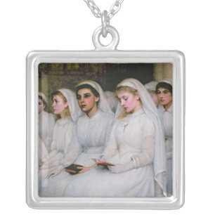 Confirmation Silver Plated Necklace