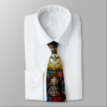 Confirmation Stained Glass Virgin Mary Holy Ghost Neck Tie<br><div class="desc">This colorfully stained glass look tie with the Holy Spirit | Holy Ghost and the Virgin Mary would be an awesome  gift for anyone receiving the Sacrament of Confirmation or for any occasion!</div>