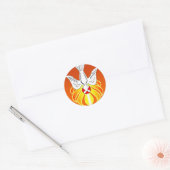 Confirmation Sticker- Holy Spirit and seven flames Classic Round ...