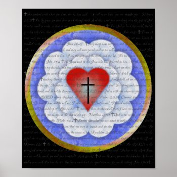 Confirmation Verse Poster by Velvetnoise at Zazzle