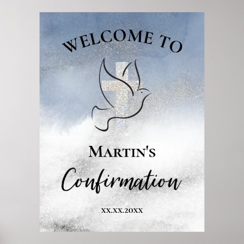 Confirmation welcome sign