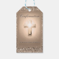 Confirmation with Glowing Cross Gift Tags
