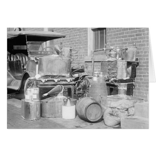 Confiscated Moonshine Still, 1922 Cards (Front Horizontal)
