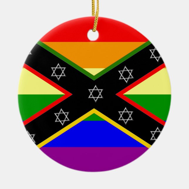 ConFlag Ceramic Ornament (Front)