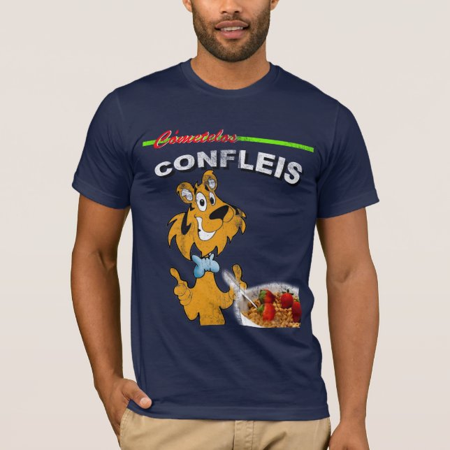 Confleis Distressed-Look T-Shirt (Front)