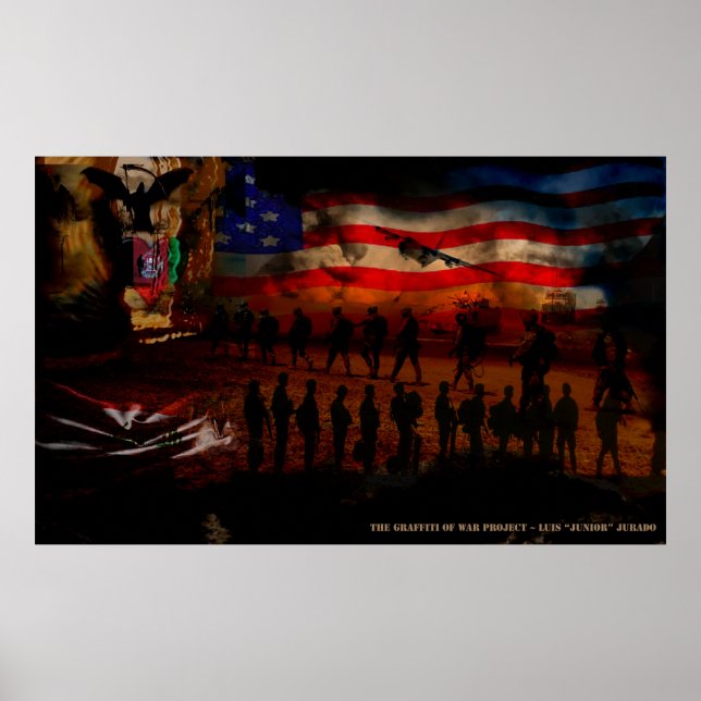 Conflict Art - Designed by Luis Jurado, Jr Poster (Front)