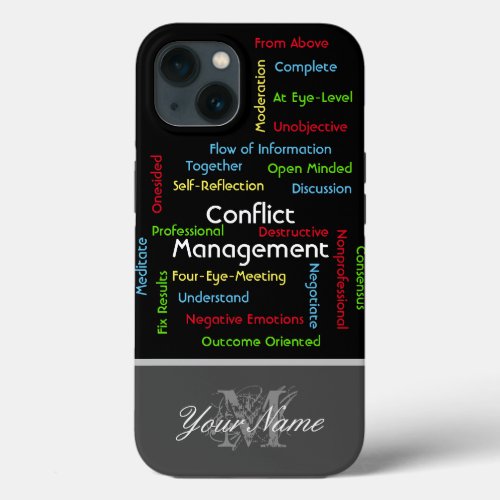 Conflict Management for Projectmanagers iPhone 13 Case
