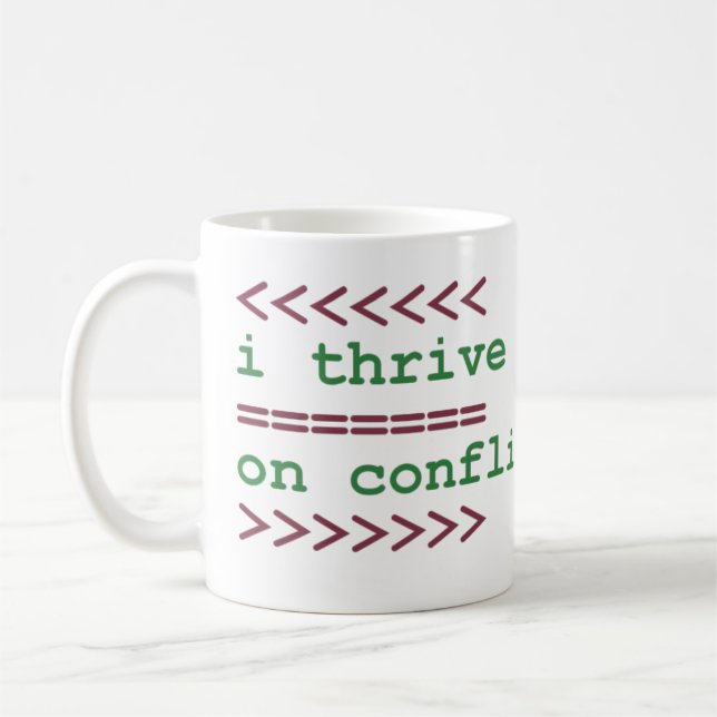 conflict mug (Left)