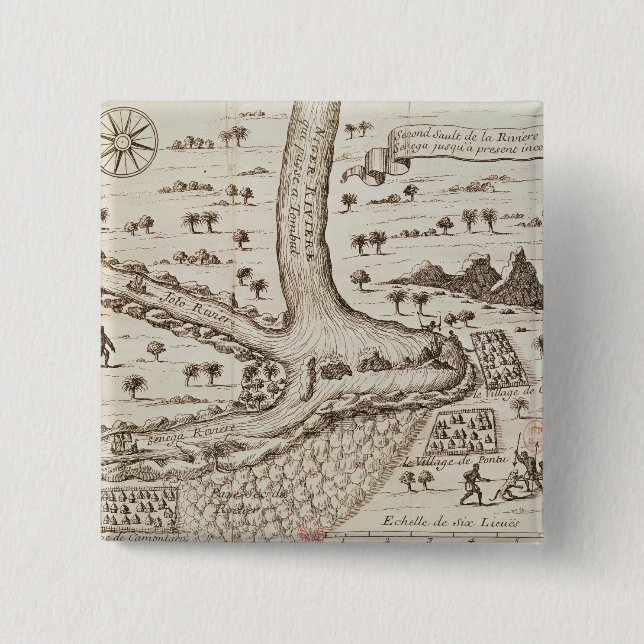 Confluence of the Niger Pinback Button (Front)