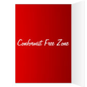 Conformist Free Zone - Express Delivery Cards (Inside (Left))
