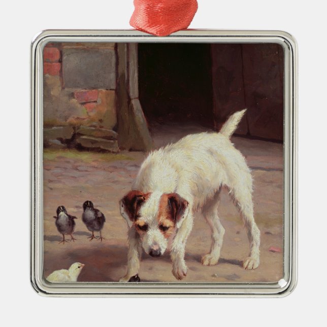 Confrontation Metal Ornament (Front)