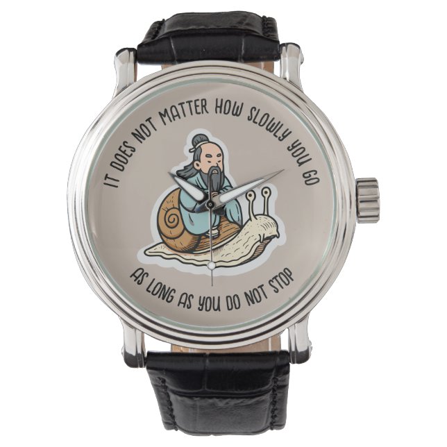 Confucius and the snail watch (Front)
