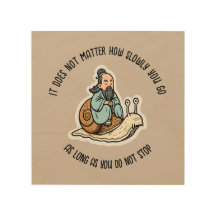 Confucius and the snail