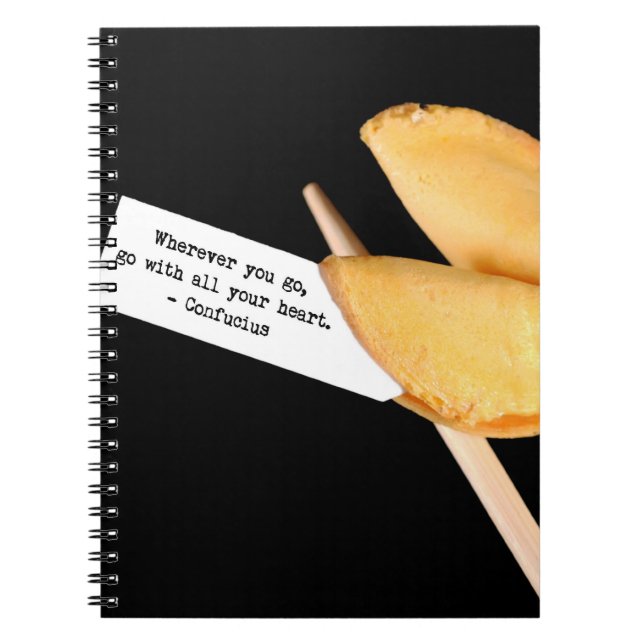Confucius Fortune Cookie Notebook (Front)