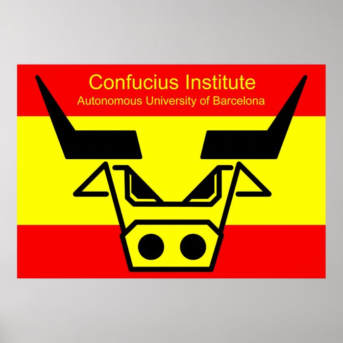 Confucius Institute in Barzelona Poster