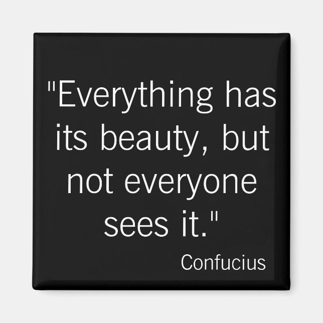 Confucius Magnet (Front)