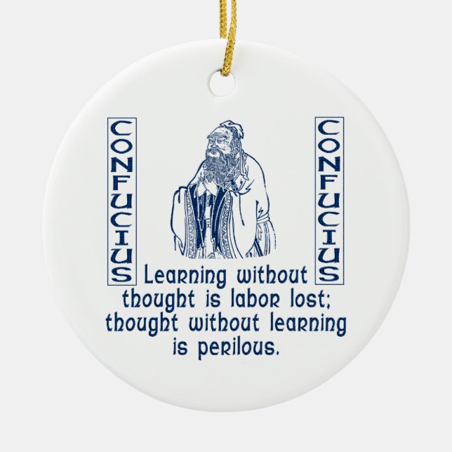 Confucius Ornament (Front)