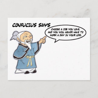 Confucius Post Card