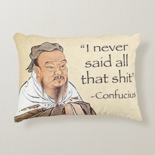 Confucius Quote Reimagined Double_Sided Pillow