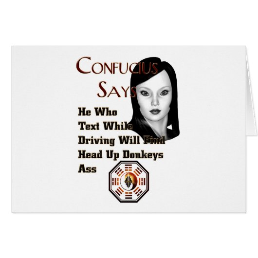 Confucius Says (Front Horizontal)