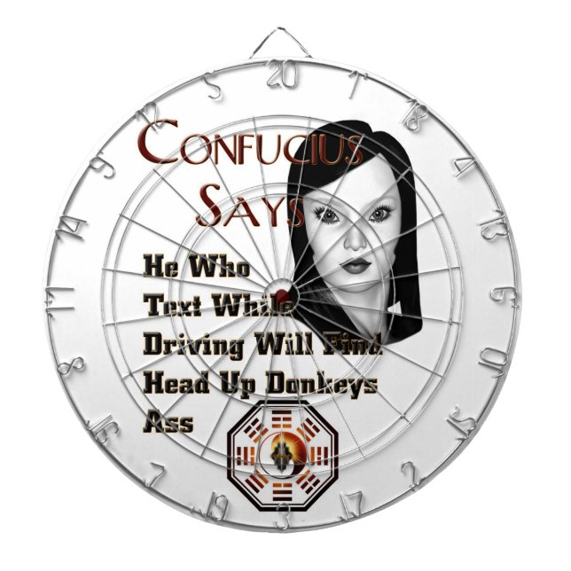 Confucius Says Dart Board (Front)