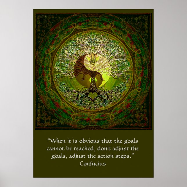 Confucius - When the goals cannot be reached Poster (Front)