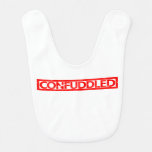 Confuddled Stamp Baby Bib