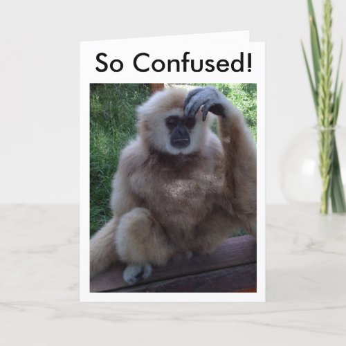 CONFUSED AT HOW YOU LOOK SO GOOD_BIRTHDAY CARD