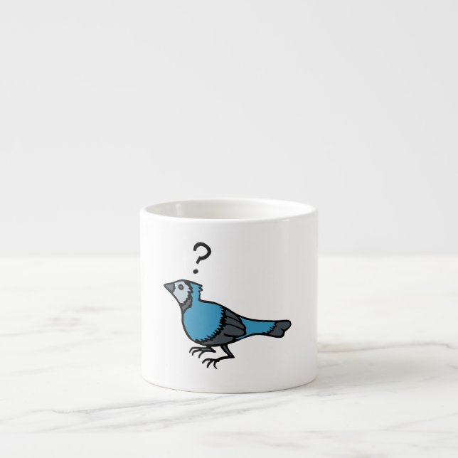 Confused Bird Espresso Cup (Front)
