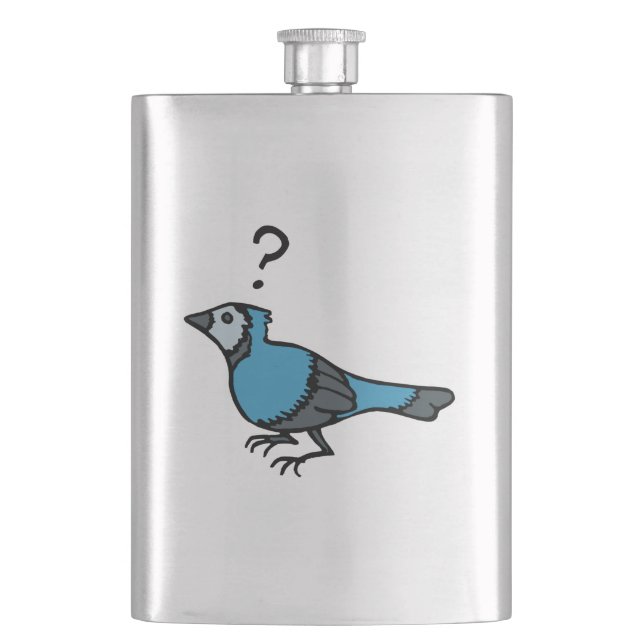Confused Bird Flask (Front)