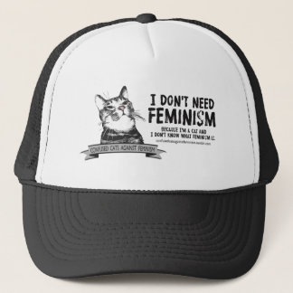 Confused Cats (for light-colored products) Trucker Hat