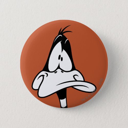 Confused DAFFY DUCK Face Button