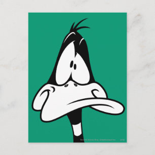 Confused DAFFY DUCK™ Face Postcard