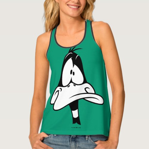 Confused DAFFY DUCK Face Tank Top