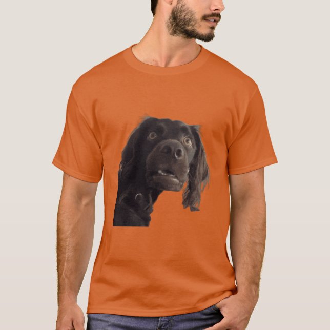 Confused Dog Meme Surprised Dog Meme friends T-Shirt (Front)