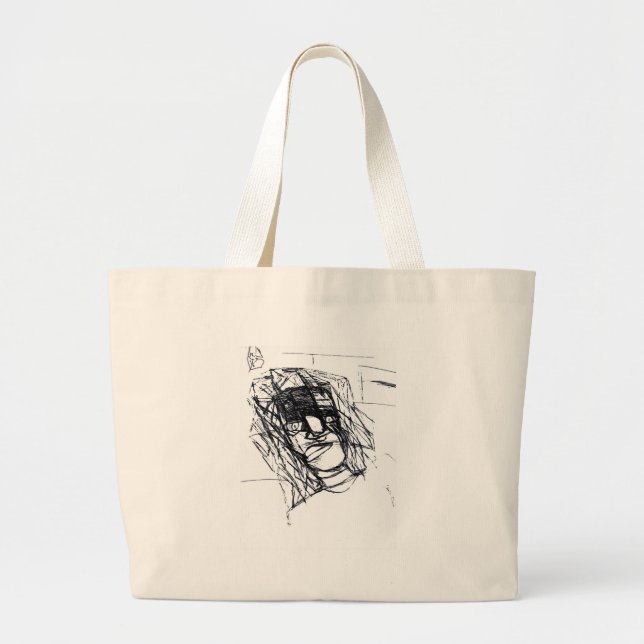 CONFUSED DREAD LARGE TOTE BAG (Front)