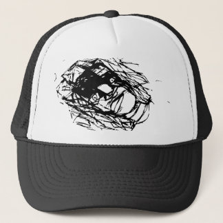 CONFUSED DREAD SVG TRUCKER HAT