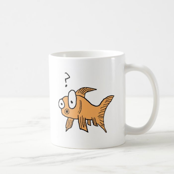 Confused Goldfish Coffee Mug