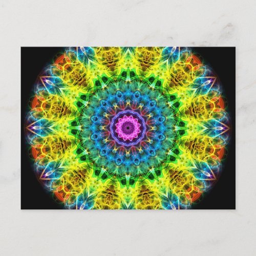 confused harmony kaleidoscope postcard