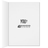 CONFUSED HAVANESE CAN'T BELEIVE YOU ARE "40" CARDS (Inside (Right))