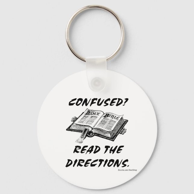 Confused Keychain (Front)