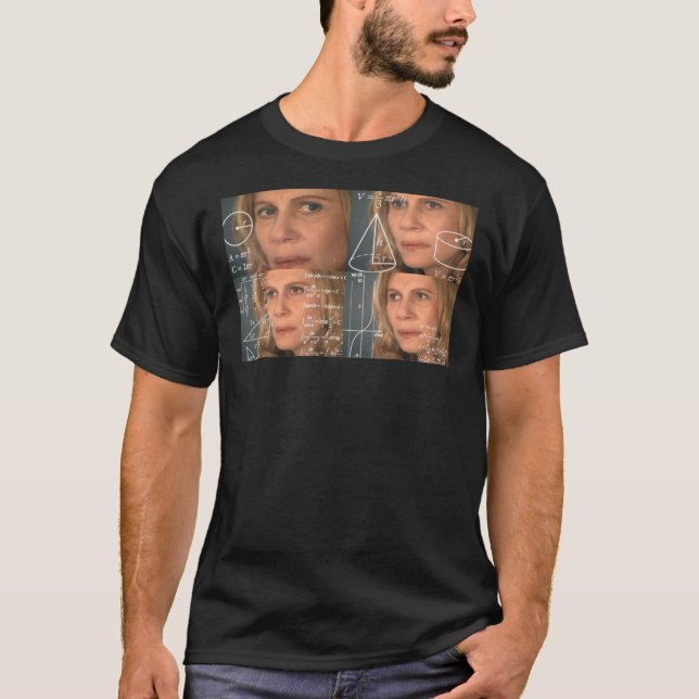 Confused Math Lady   T-Shirt (Front)