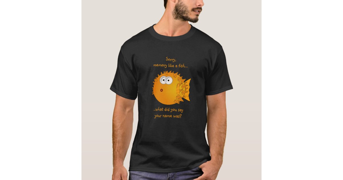 Confused Puffer Fish - funny sayings T-Shirt