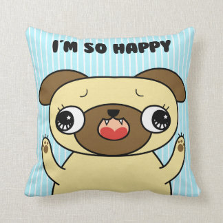 Confused Pug American MoJo Pillows