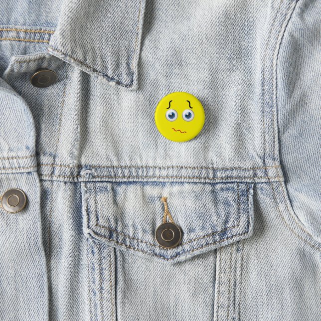 Confused Puzzled Emoji Button (In Situ)